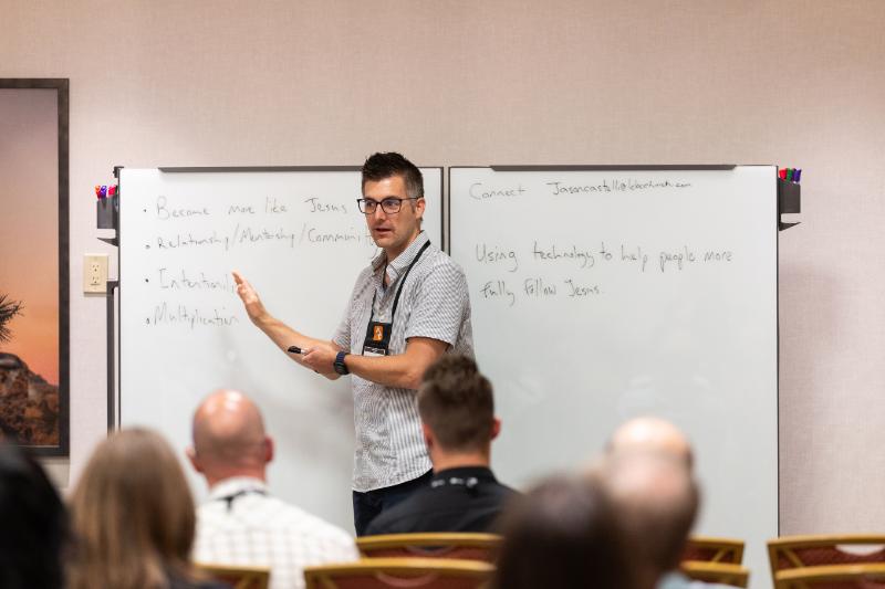 Small group discussion at RX Connect