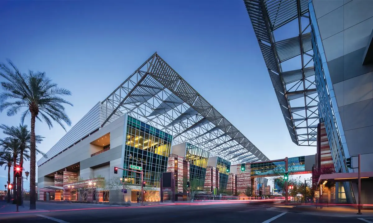 Outside view of the Phoenix Convention Center