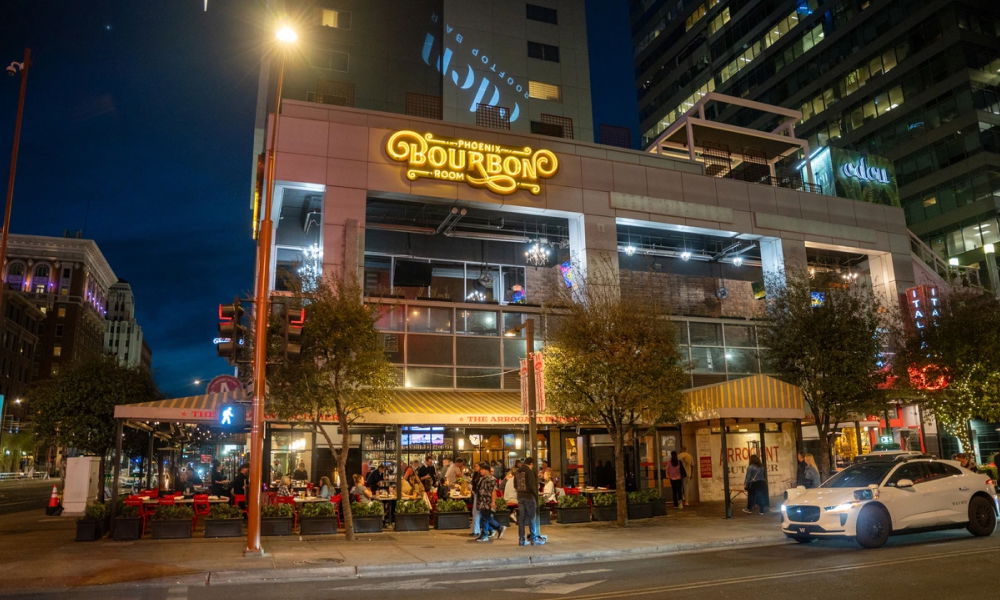 Phoenix city skyline view