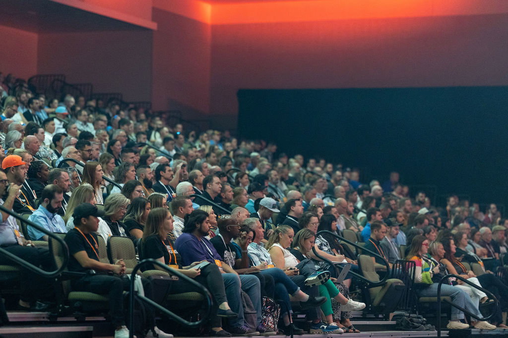 keynote speaker on stage